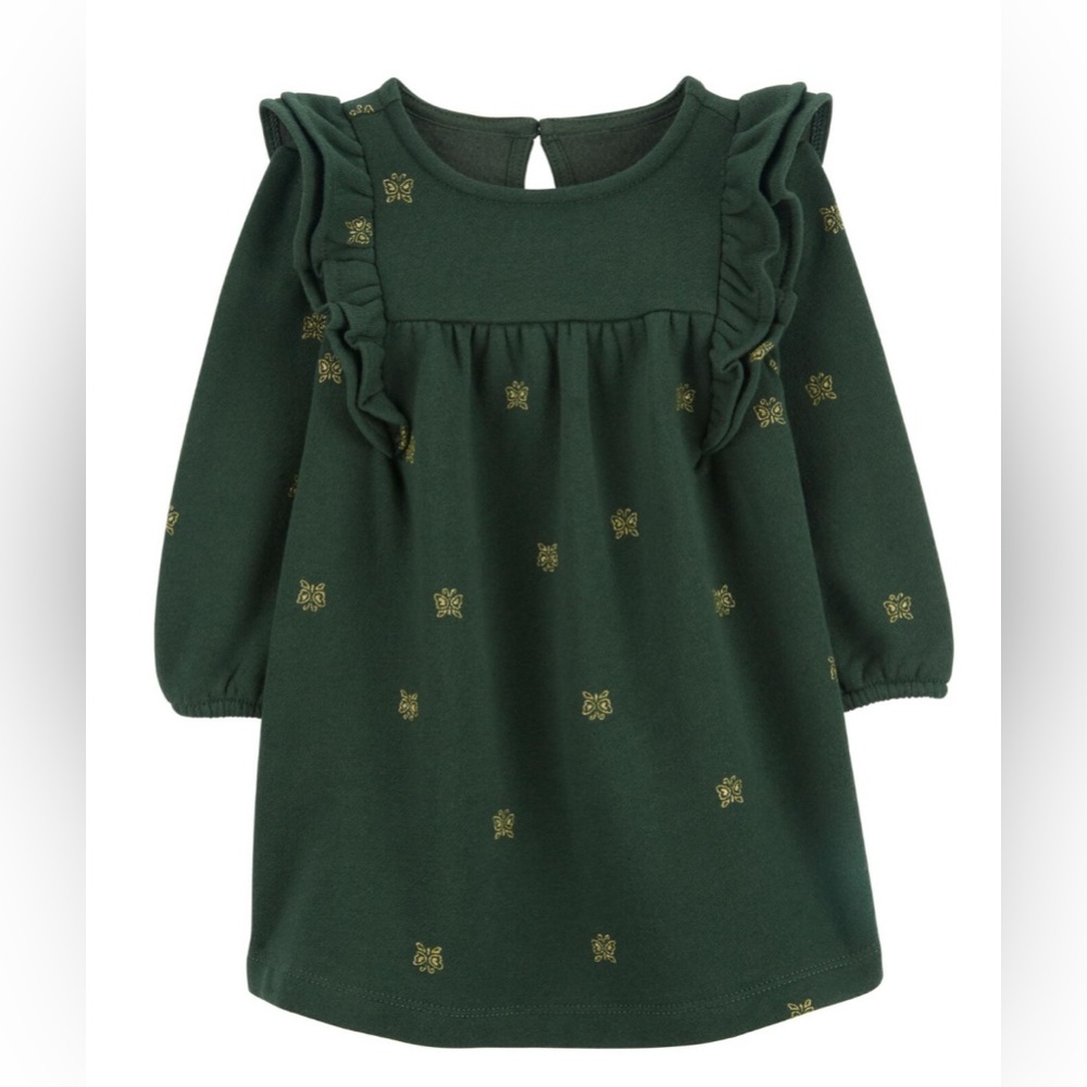 Baby Butterfly Fleece Dress‎ SIZE 24 MONTHS
